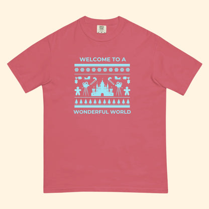 disney holiday red shirt