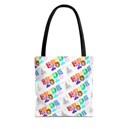 disney pride tote black handle