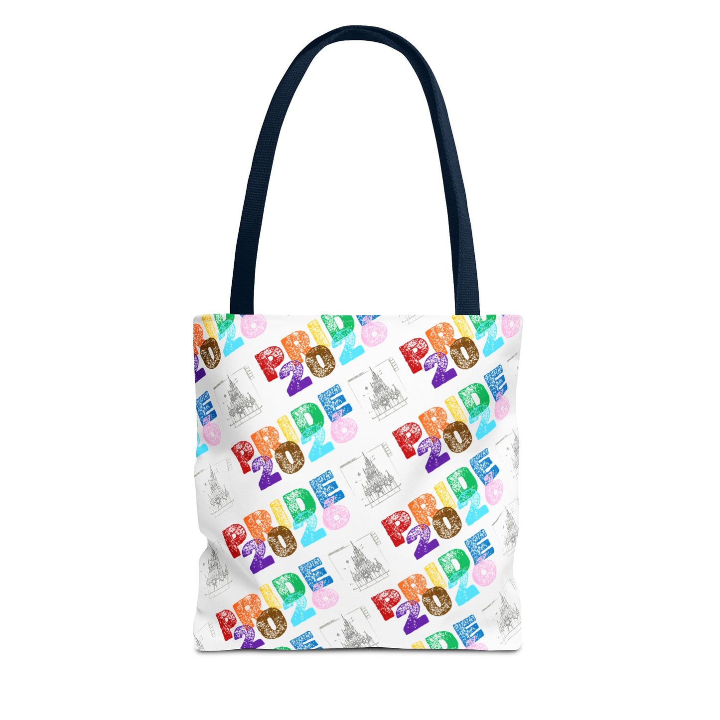 disney pride tote navy handle