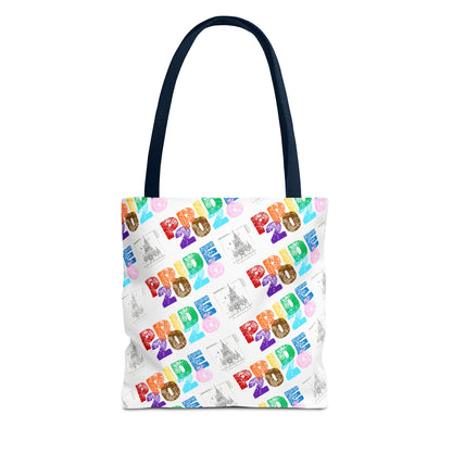 disney pride tote navy handle