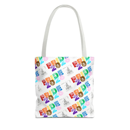 disney pride tote white handle