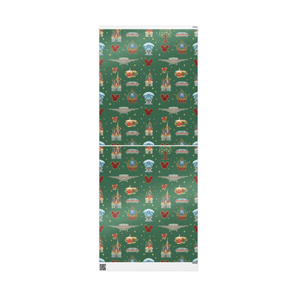 disney holiday wrapping paper