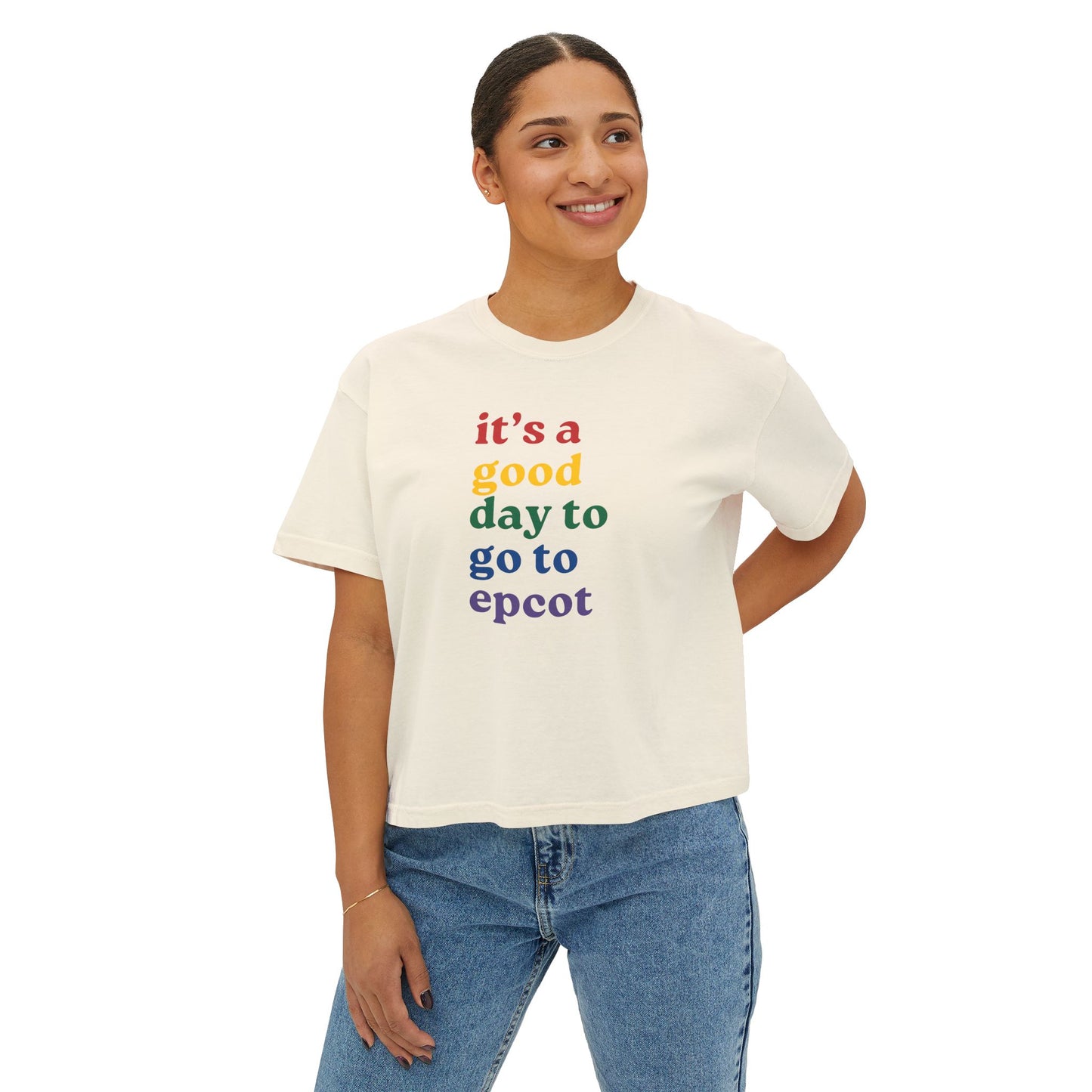 epcot crop top beige
