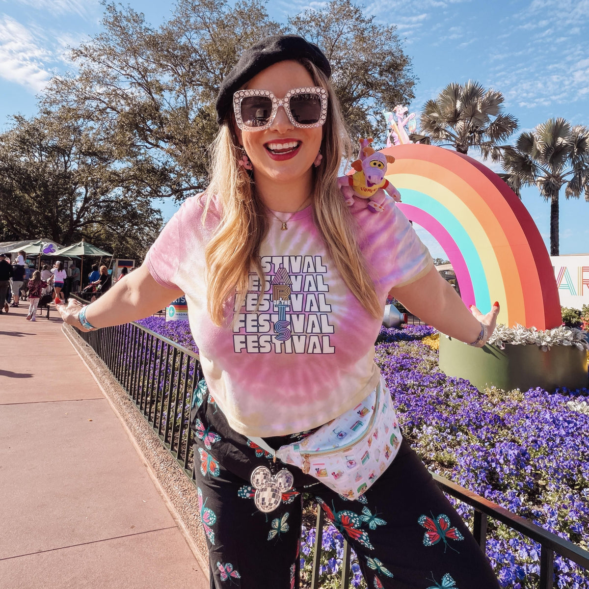 Festival of the Arts Tie-Dye Crop Tee