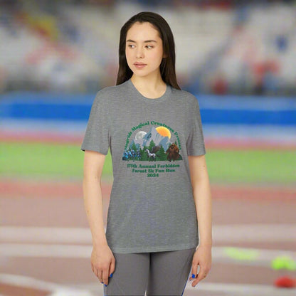 Forbidden Forest 5k Fun Run! adidas® Unisex Sport with SPF T-shirt T-Shirt Printify 