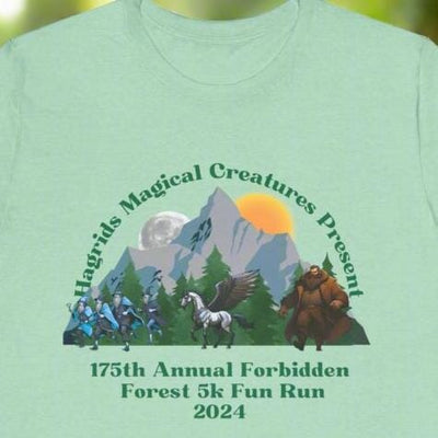 Forbidden Forest 5k Fun Run! T-Shirt Printify 