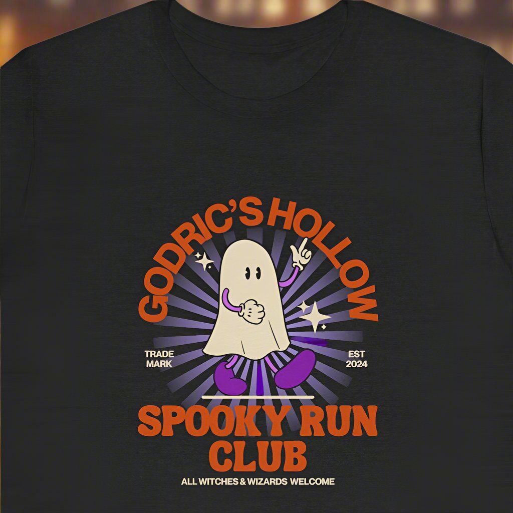 Godric's Hollow Spooky Run Club Halloween T-Shirt