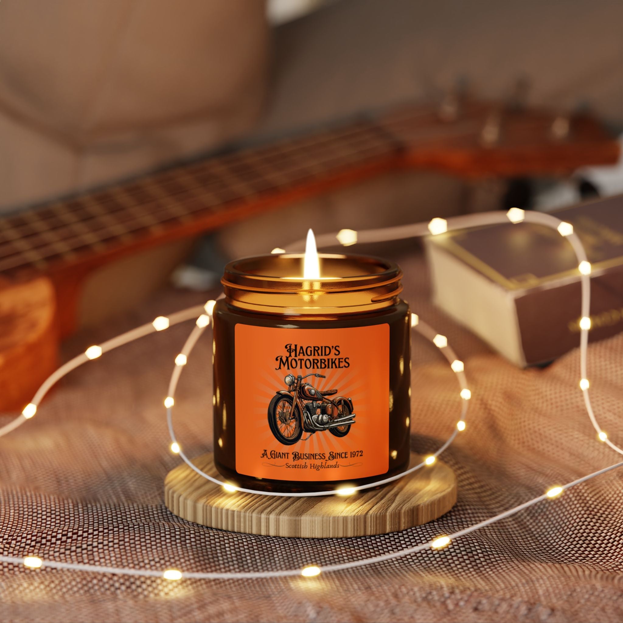hagrids motorbike candle