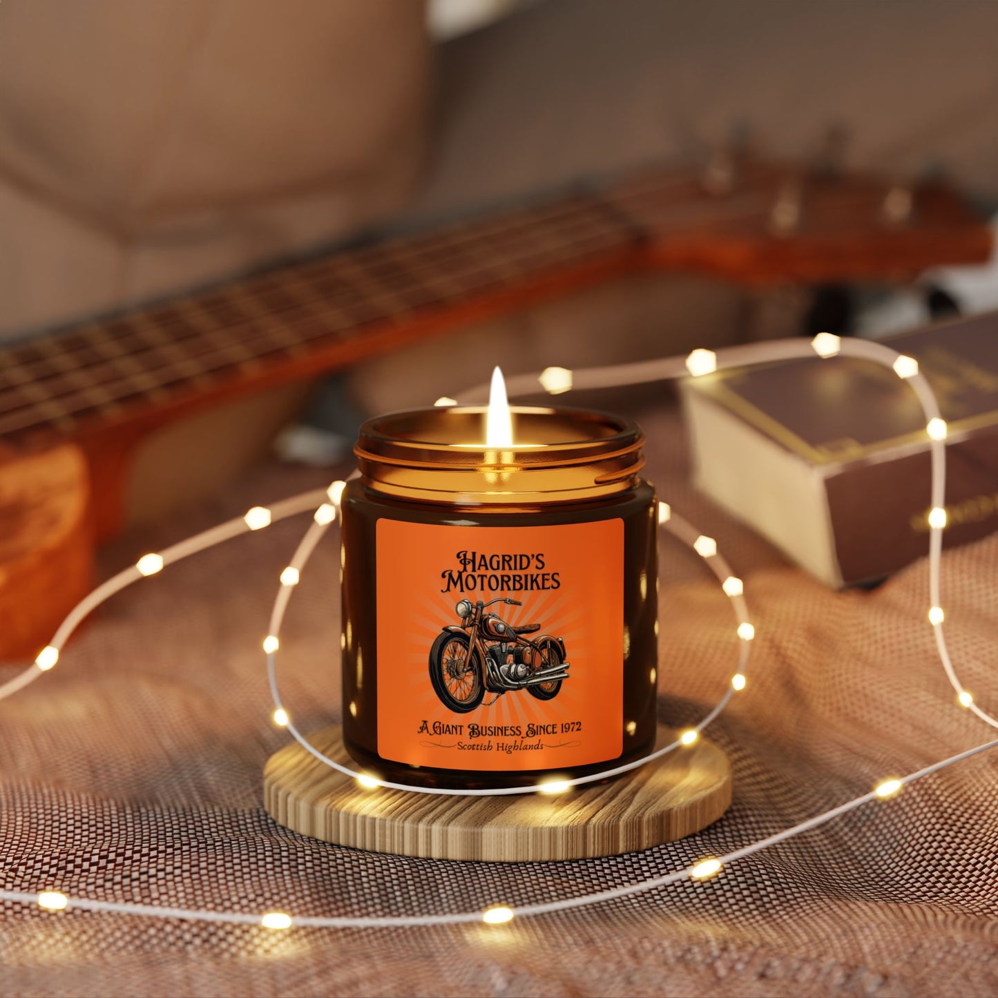 hagrids motorbike candle