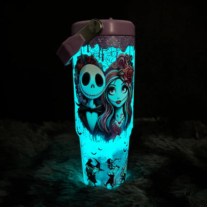Spooky Romance 40oz Insulated Tumbler - Limited Edition Halloween Collection