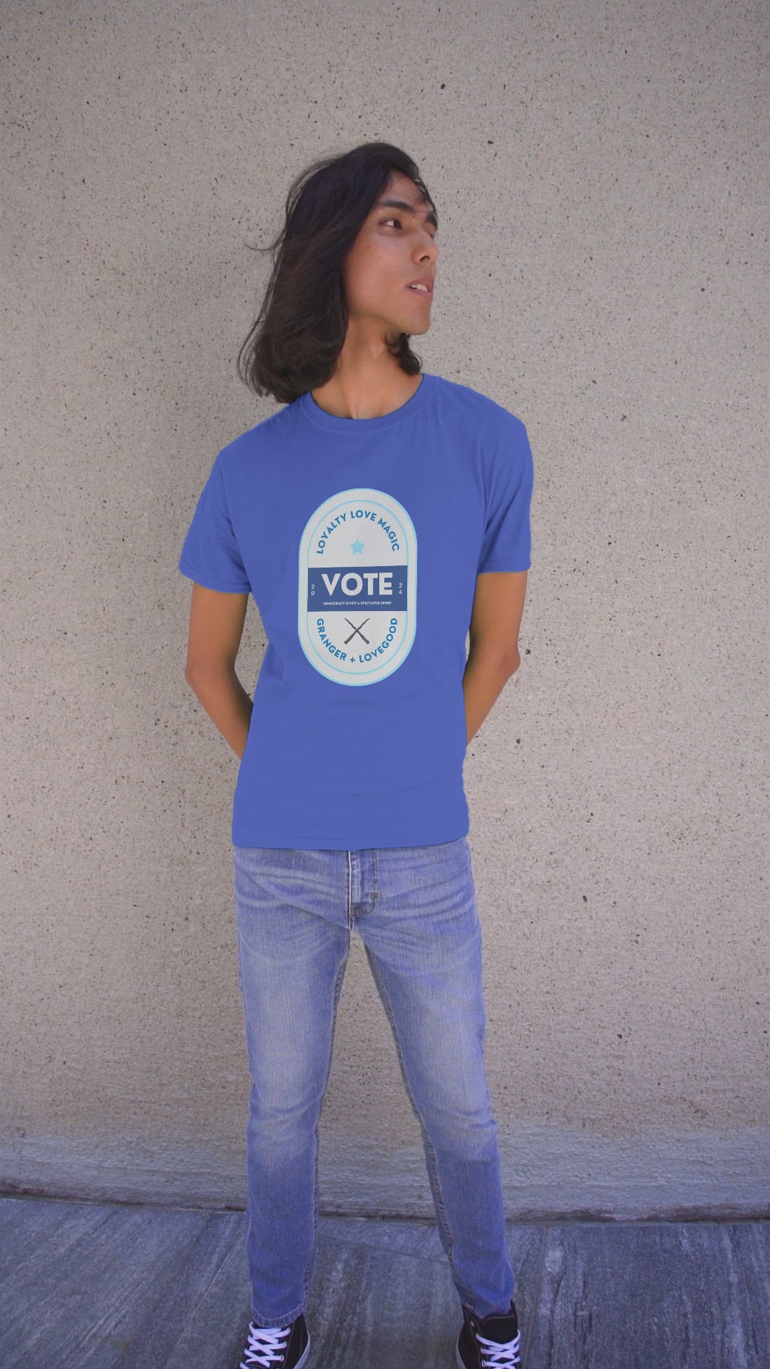 Vote Granger and Lovegood unisex adult t shirt wizarding world