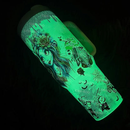 Spooky Romance 40oz Insulated Tumbler - Limited Edition Halloween Collection